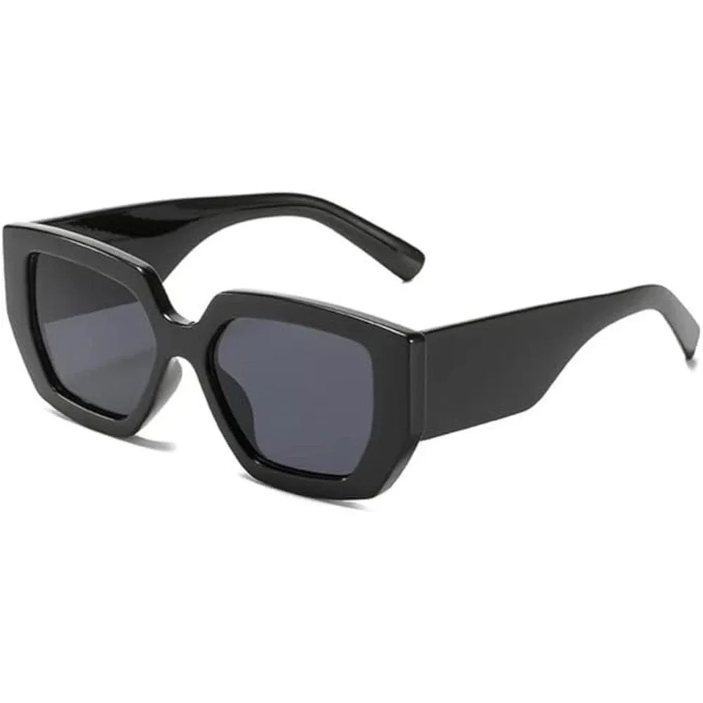 Oversized Black Square Sunglasses Men's Fashion Eyeglasses Hip‎ Hop Cholo Rapper